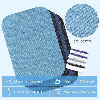 HTVRONT Iron on Patches for Clothing Repair, Cotton Patches Iron on - Image 7
