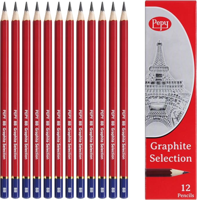 Pepy Graphite Professional Drawing Pencils by Pepy