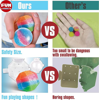 Big Bouncy Ball Kit for Kids, FunKidz DIY Ultimate Magic Bouncy Balls Making - Image 7