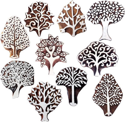 Royal Kraft Wooden Stamps for Block Printing on Saree Border, Tattoo MXtag0007 by RoyalKraft