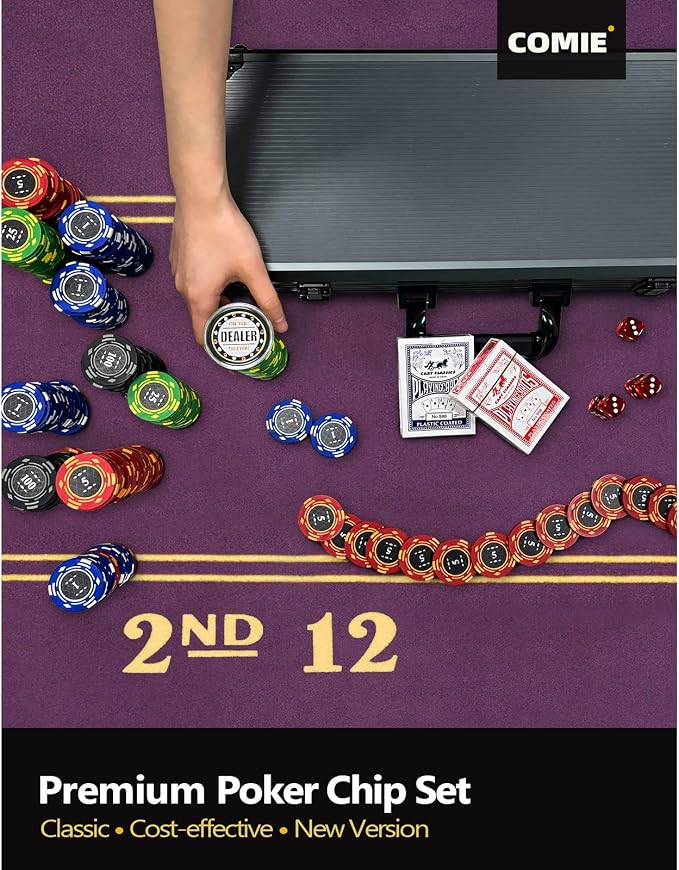 Clay Poker Chips, Numbered Chips, Poker - Image 6
