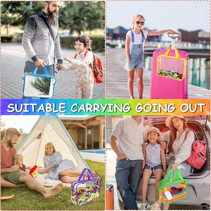 OPELETNNT 6 Color Large Toy Storage Bags - Image 7