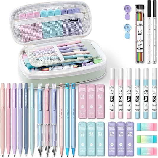 Four Candies 36PCS Aesthetic School Supplies, Mechanical Pencil Set 0.5mm by FourCandies