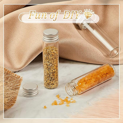 100 Pcs Small Clear Vials Spice Mini Jars - Image 6