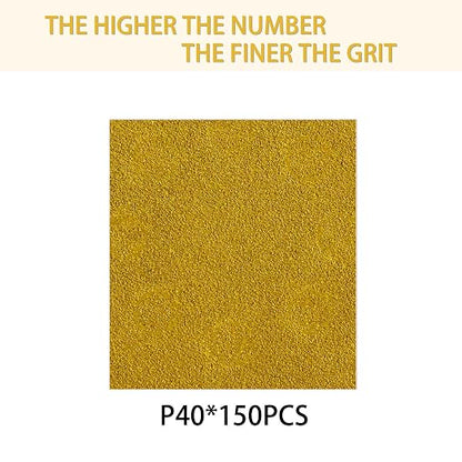 150PCS 40 Grit Gold Sanding Discs, 5-Inch 8-Hole Sandpaper - Image 2