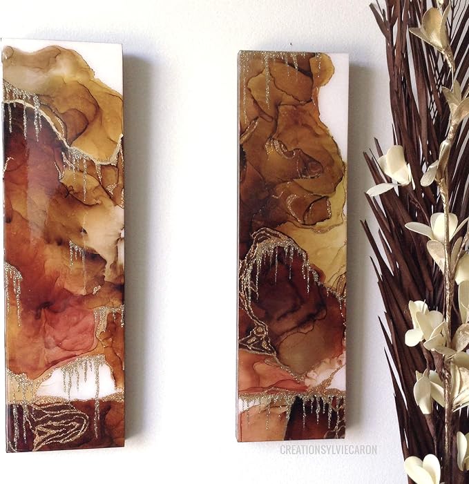 Pixiss Brown Alcohol Ink Set - Image 7