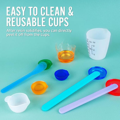 Silicone Resin Mixing Measuring Cups - Image 9
