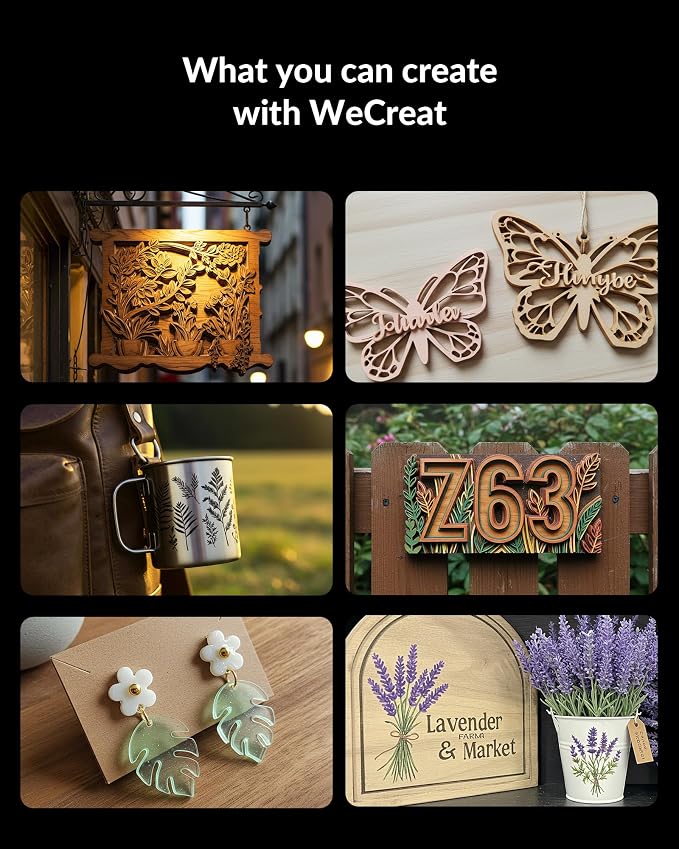 WECREAT Vision 40W Enclosed Laser Cutter and Engraver Machine - Image 6