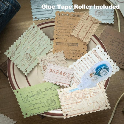 Vintage Scrapbook Paper Set, Scrapbooking, DIY Crafts, and Art Supplies - Image 3