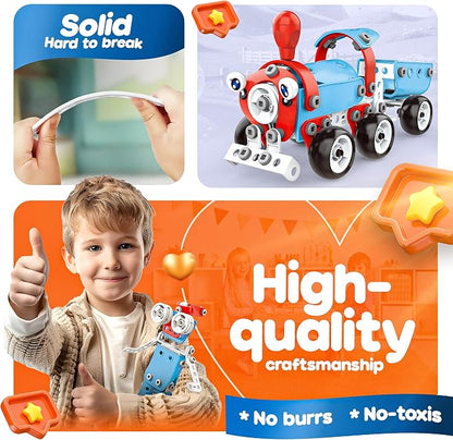 SMILESSKIDDO STEM Kits, 6-in-1 Kids Building Blocks Set - Image 3