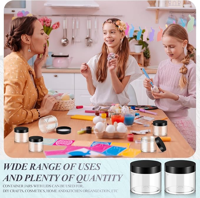 SATINIOR 36 Pieces 6 oz Plastic Jars - Image 5