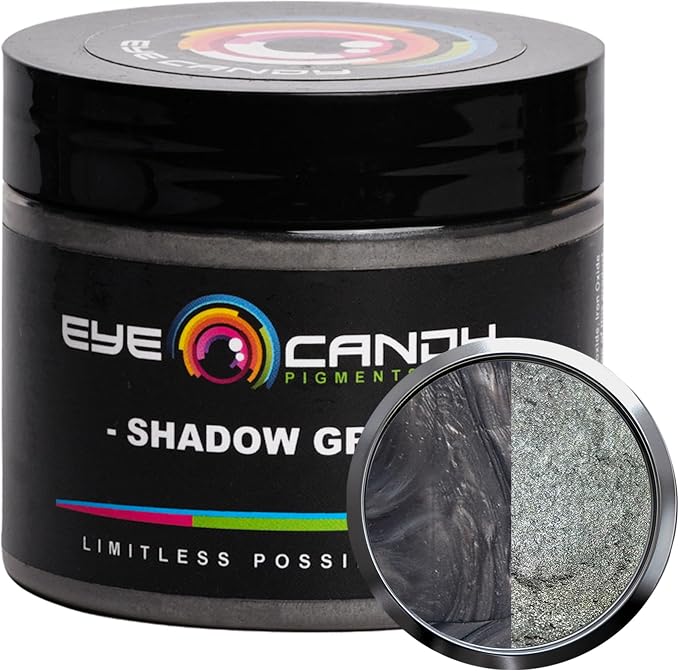 Eye Candy Pigments Premium Grey Mica Powder by EyeCandyPigments