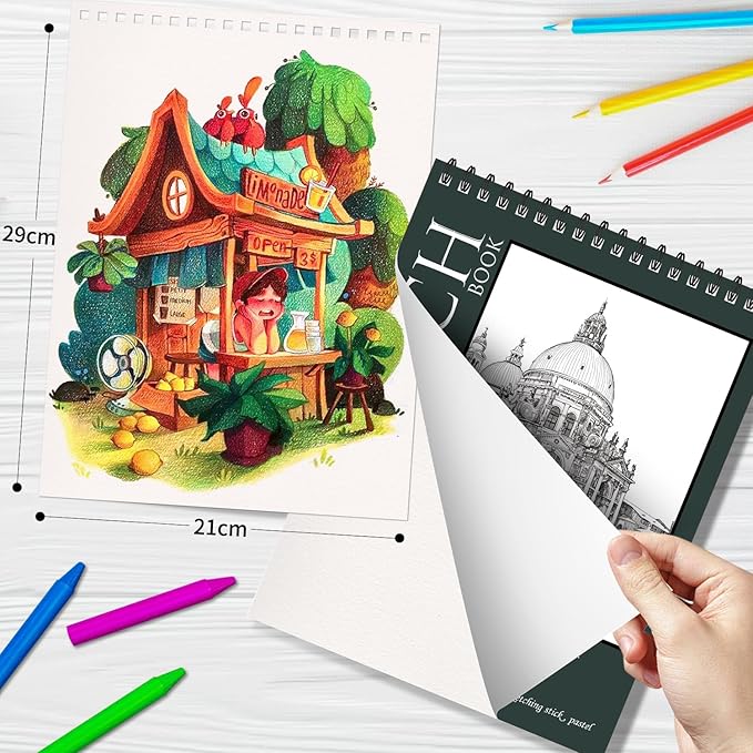 OSIMIG 10 Pack Sketch Books - Image 2