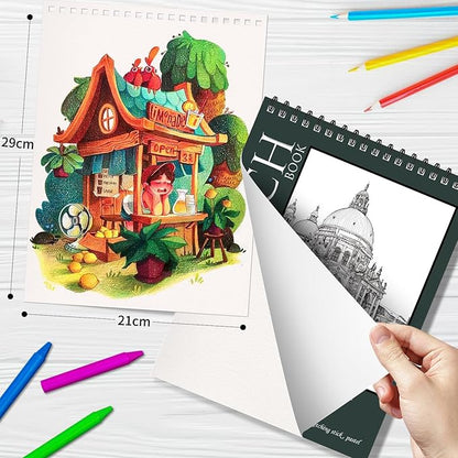 OSIMIG 10 Pack Sketch Books - Image 2