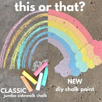 DIY Sidewalk Chalk Paint 6pk Kit - Image 6