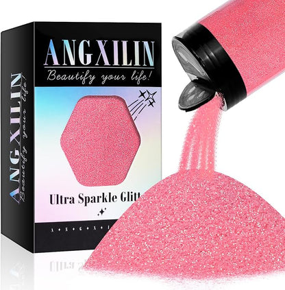 High Capacity 260g Iridescent Fine Glitter Shaker Bottle by ANGXILIN