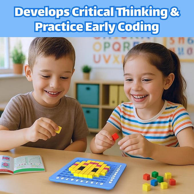 STEM Toys Pixel Art Kit for Kids - Image 4