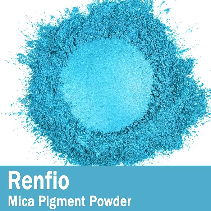 Renfio 100g Mica Powder Pigment, Metallic Natural Dye Mineral Pearl Shimmer - Image 2