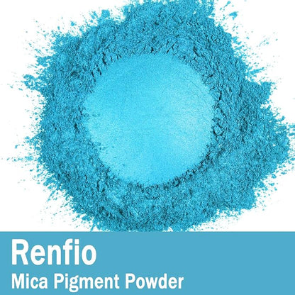 Renfio 100g Mica Powder Pigment, Metallic Natural Dye Mineral Pearl Shimmer - Image 2