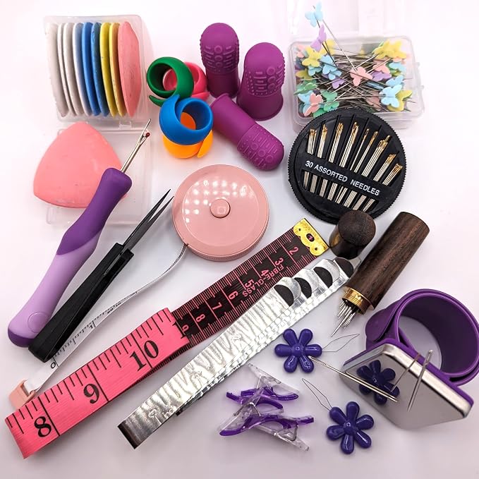 Hand Sewing Essential Kit | Featuring THIK-Grip Thimble | Including Needles - Image 9