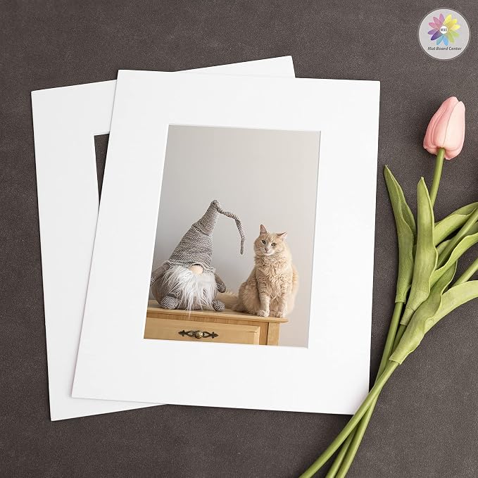 Mat Board Center, 8x10 for 5x7 Off White Color Mats - Image 7