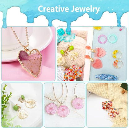 UV Resin Jewelry Making Kit, 400g Crystal Clear Resins - Image 6