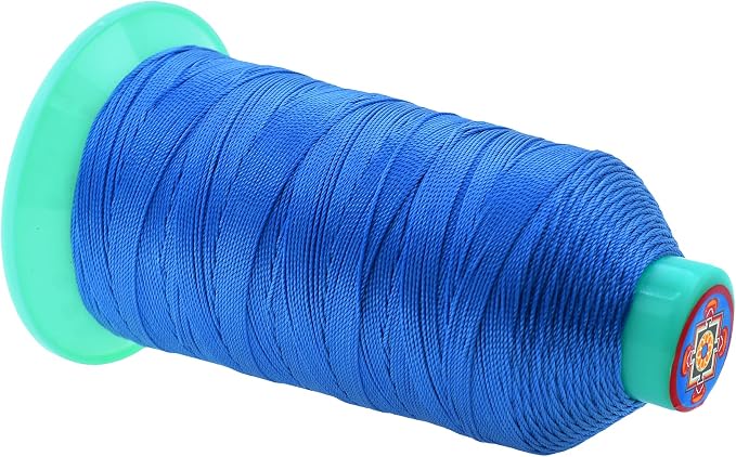 Mandala Crafts Bonded Nylon Thread Sky Blue Heavy Duty Sewing Threads - Image 2