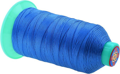 Mandala Crafts Bonded Nylon Thread Sky Blue Heavy Duty Sewing Threads - Image 2