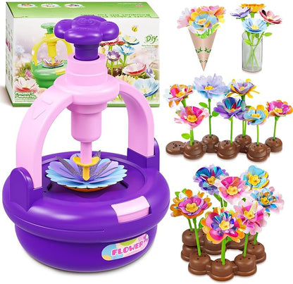 Plunack Flower Bouquets Toys for Kids Age 4-8, Flower Press Kit DIY Flowers by Plunack
