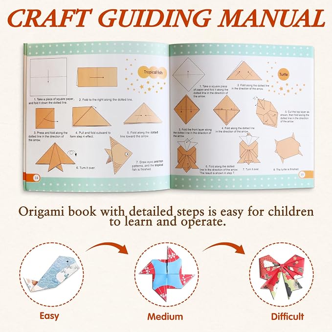 Pigipigi Kids Craft Origami Paper Kit - Image 6
