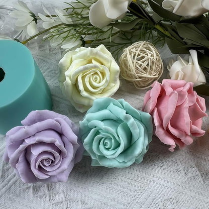 3D Rose Flower Silicone Mold Resin Epoxy Flower Molds Decorating Crafts Candle - Image 6