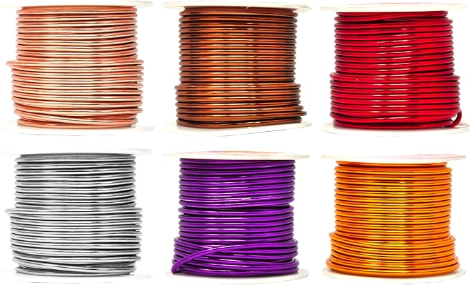 Mandala Crafts 12 Gauge Anodized Aluminum Craft Wire by MandalaCrafts