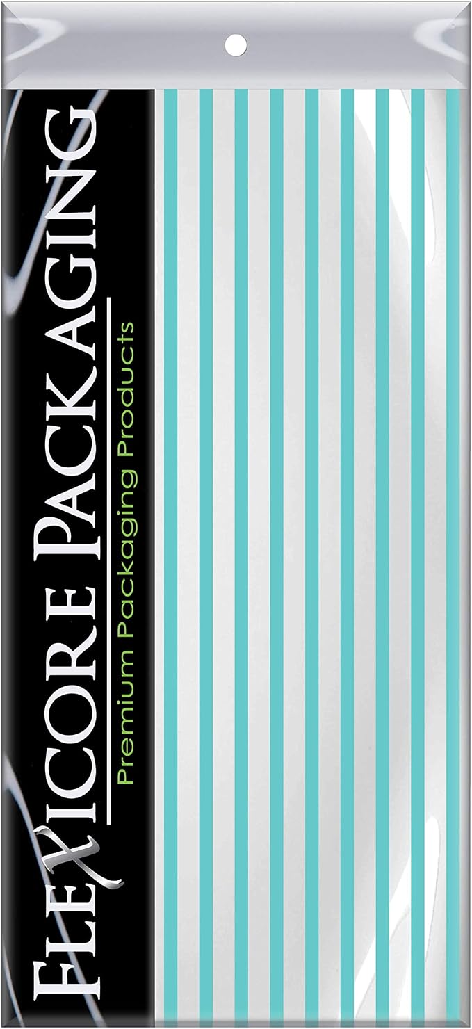 Flexicore Packaging Azure Pin Stripe Print Gift Wrap Tissue Paper Size: 15 Inch - Image 3