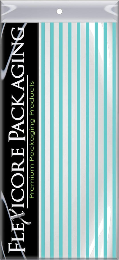 Flexicore Packaging Azure Pin Stripe Print Gift Wrap Tissue Paper Size: 15 Inch - Image 3