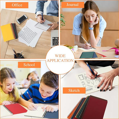 Yahenda Spiral Notebook College Ruled Journals Notebooks Lined 8.3 x 5.5 Inch - Image 5