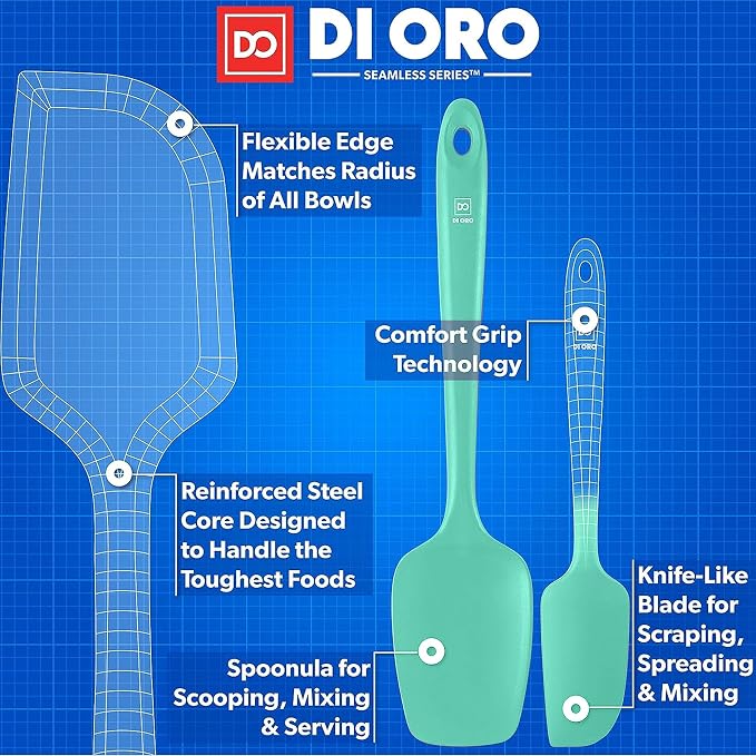 DI ORO Silicone Spatula Set - Image 4