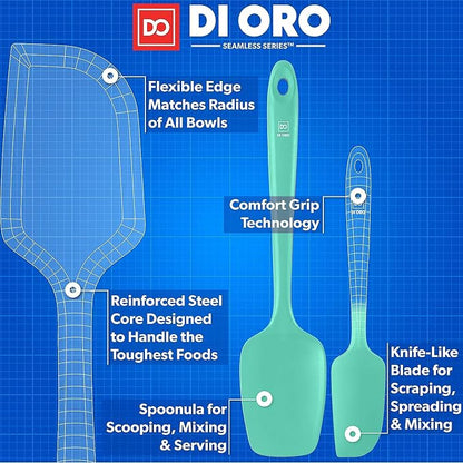 DI ORO Silicone Spatula Set - Image 4