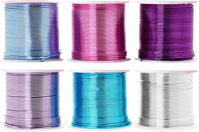 Mandala Crafts 18 Gauge Anodized Aluminum Craft Wire by MandalaCrafts