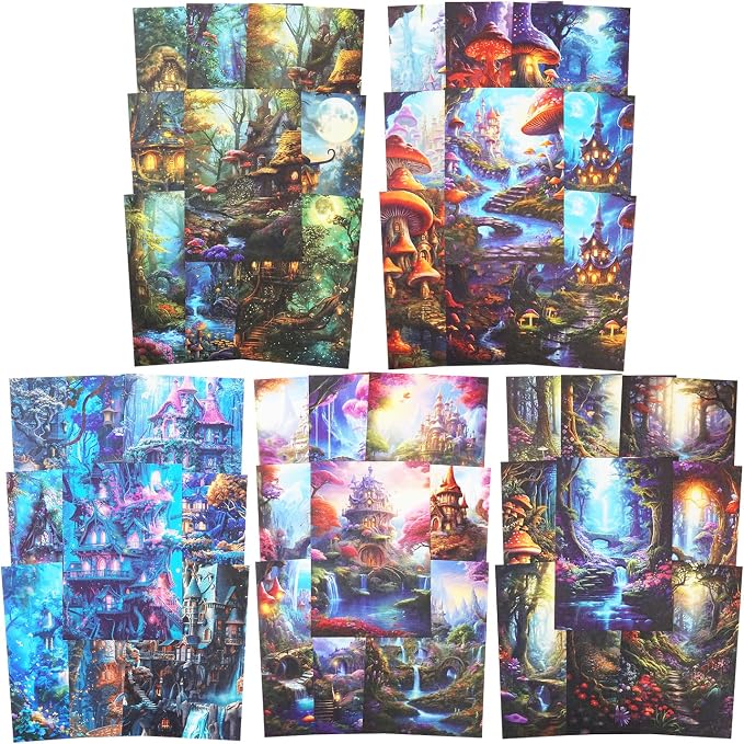 Fantasy Territory Scrapbook Paper Set, Scrapbooking, DIY Projects, and Art by Auriicleaf