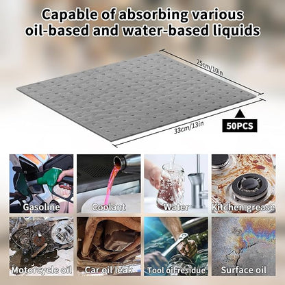 Oil Absorbent Pads Weight Dimpled Pad Garage Accessories Water Absorbent Mat - Image 4