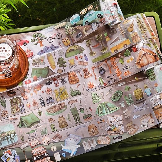 6 Rolls Travel PET Tape Set - Image 3