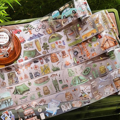 6 Rolls Travel PET Tape Set - Image 3