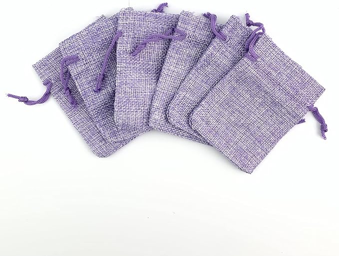 Palmhomee Pack of 25 Burlap Gift Bags - Image 3