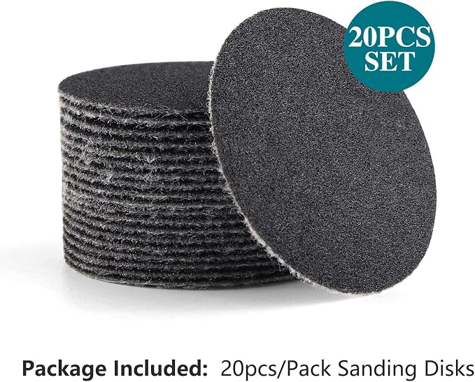 40 Pieces Sanding Disks 1.25" Medium-Grit Sandpaper - Image 4