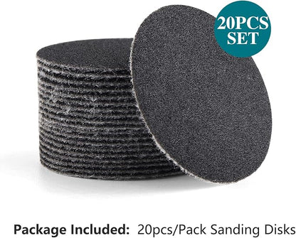 40 Pieces Sanding Disks 1.25" Medium-Grit Sandpaper - Image 4