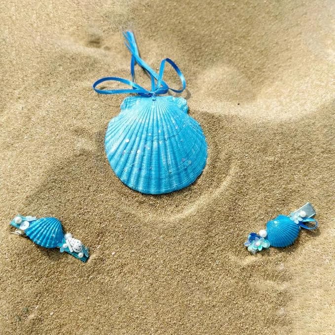 20PCS Scallop Shells Crafts 4''-5'' Large Beach Natural Scallop Shells - Image 6