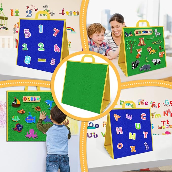 Foldable Felt Board for Toddlers Flannel Board Stories for Preschool Early - Image 6