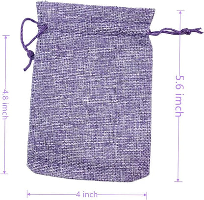 Palmhomee Pack of 25 Burlap Gift Bags - Image 3