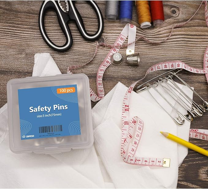 ZIPCCI 3 Inch Large Safety Pins - Image 3