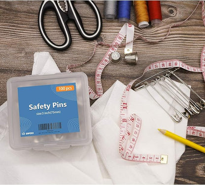 ZIPCCI 3 Inch Large Safety Pins - Image 3